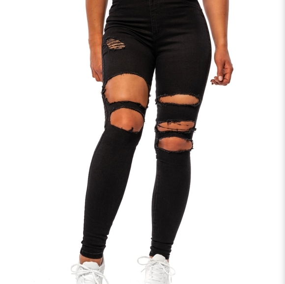 FitJeans Regular Super Ripped High-waisted - Picture 1 of 4